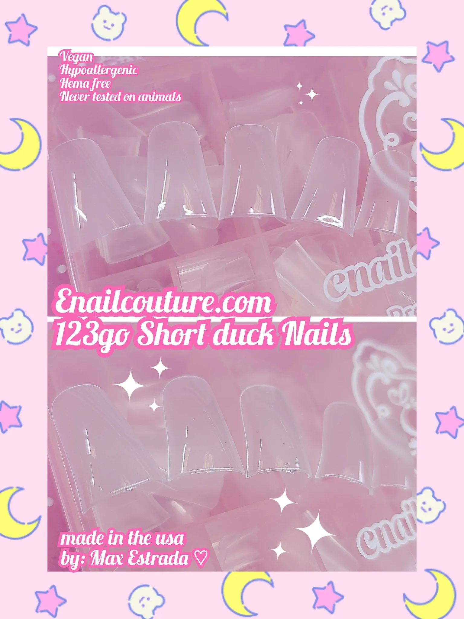 123 Go! Nails Page-2 (pre made full coverage gel nail tips) (Full Cover False Nail Artificial Gel Nails Tip, False Nails)