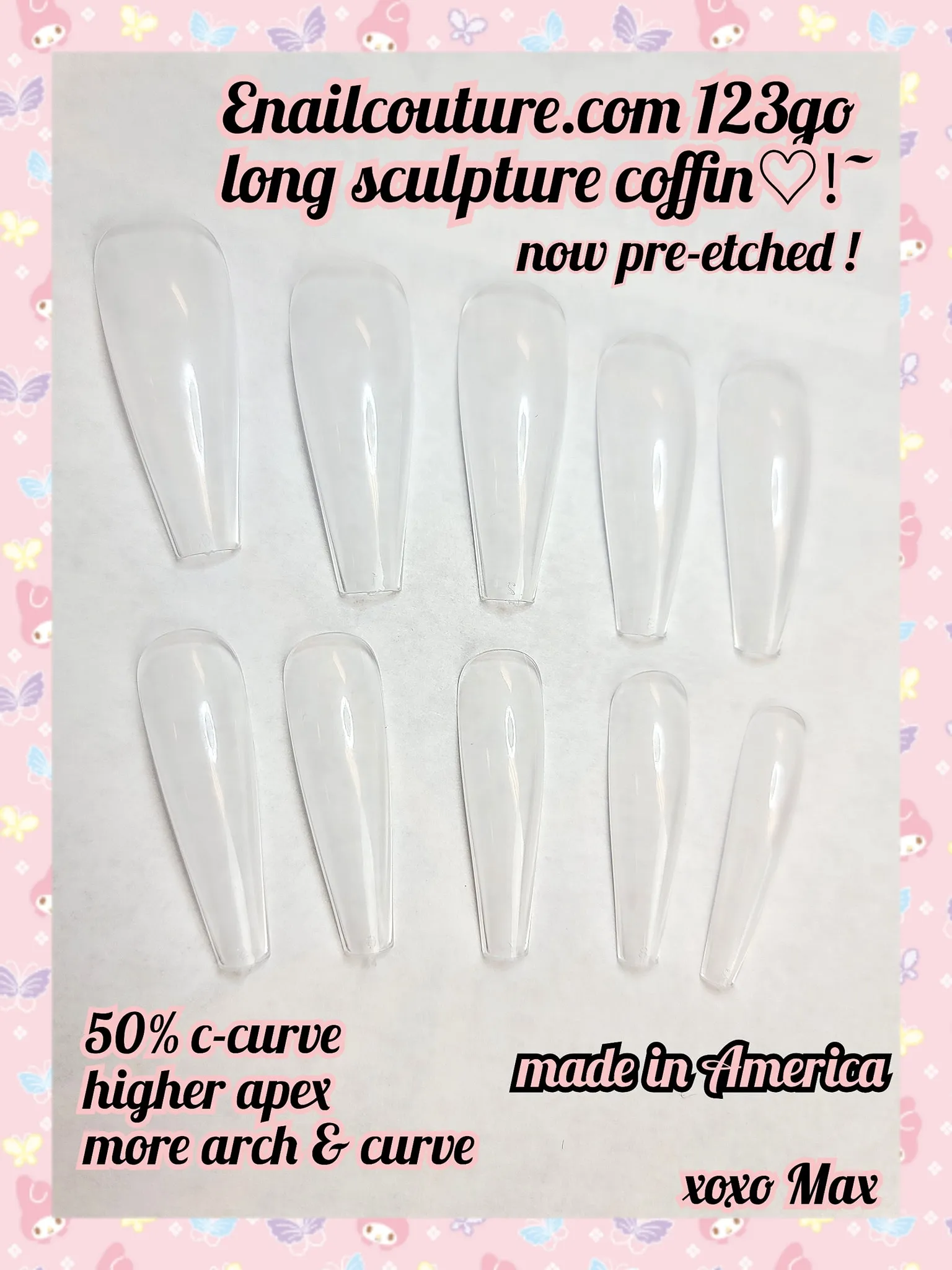 123 Go! Nails (pre made full coverage gel nail tips) (Full Cover False Nail Artificial Gel Nails Tip, False Nails)