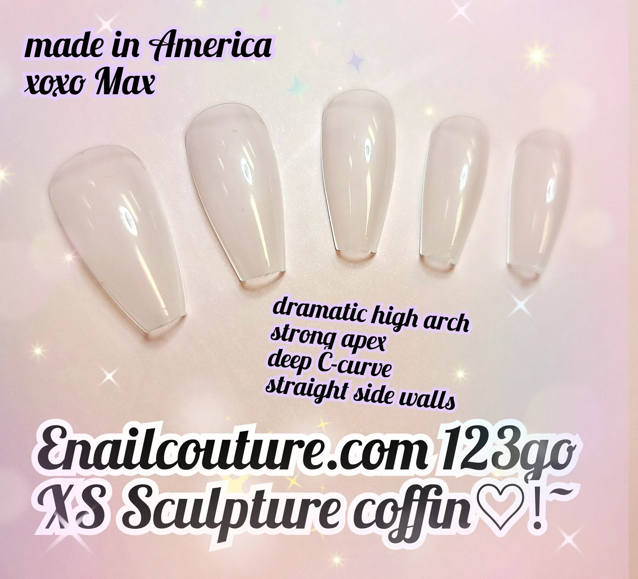 123 Go! Nails (pre made full coverage gel nail tips) (Full Cover False Nail Artificial Gel Nails Tip, False Nails)