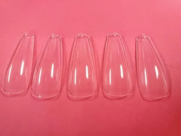 123 Go! Nails (pre made full coverage gel nail tips) (Full Cover False Nail Artificial Gel Nails Tip, False Nails)