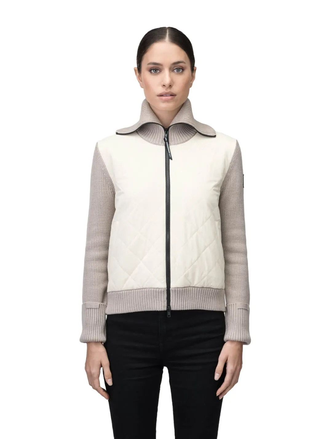 Ada Women's Quilted Full Zip Sweater - NEXT by Nobis