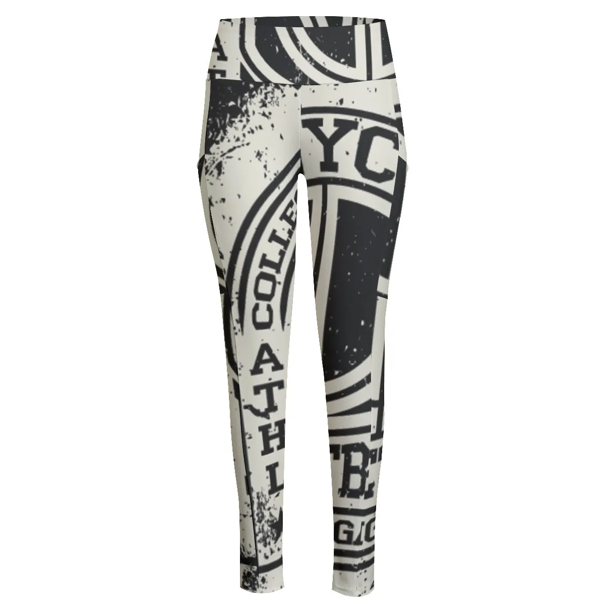 All-Over Print Women's High Waist Leggings With Side Pocket 178