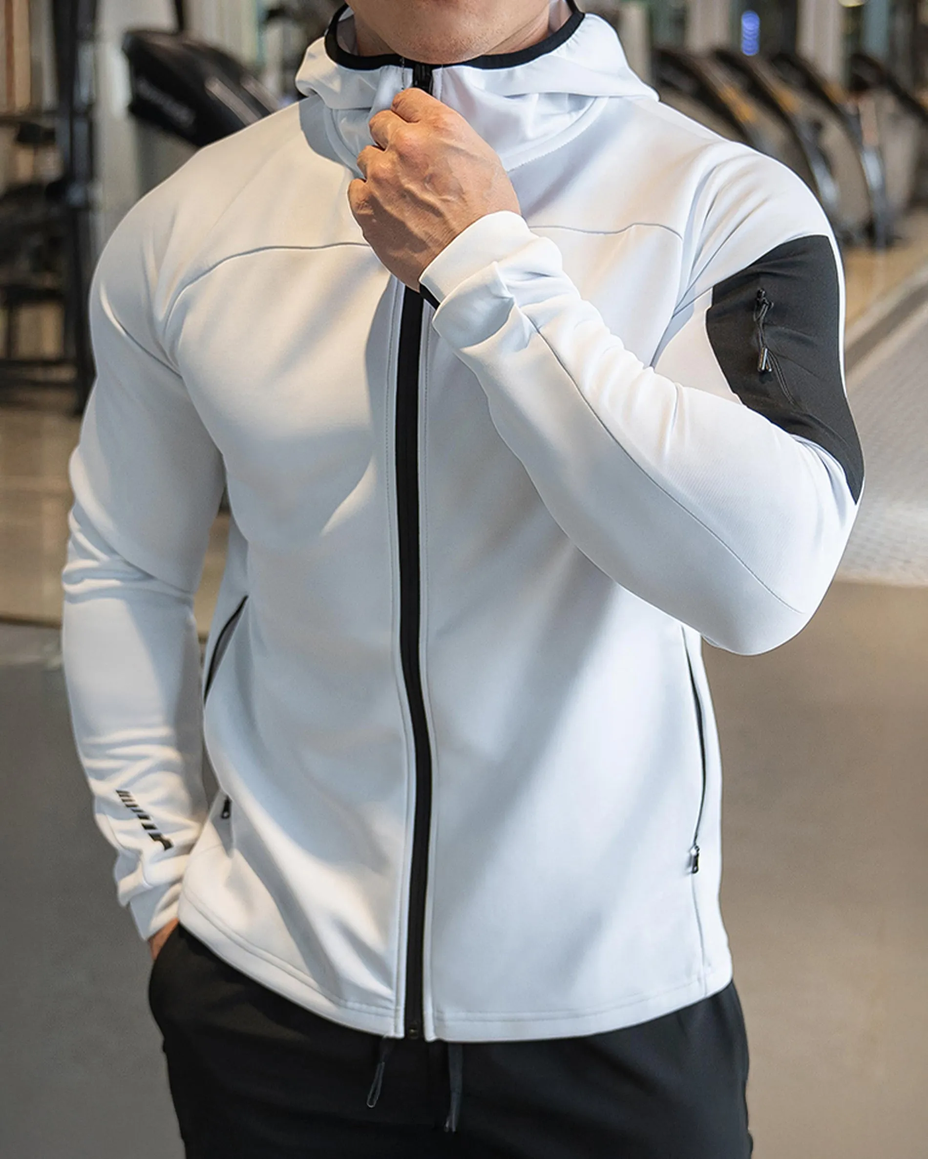 Arm Pocket Performance Hooded Jacket