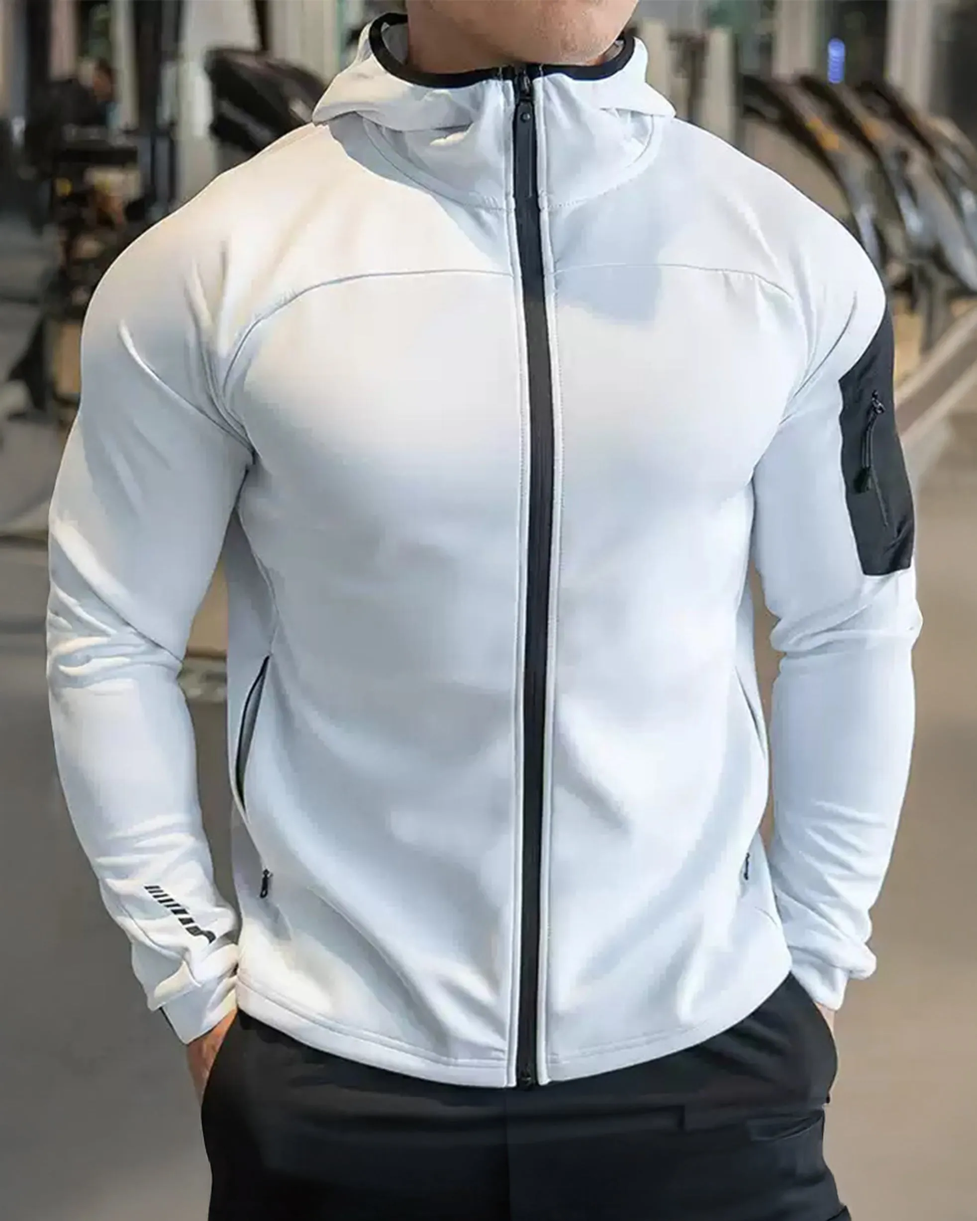 Arm Pocket Performance Hooded Jacket