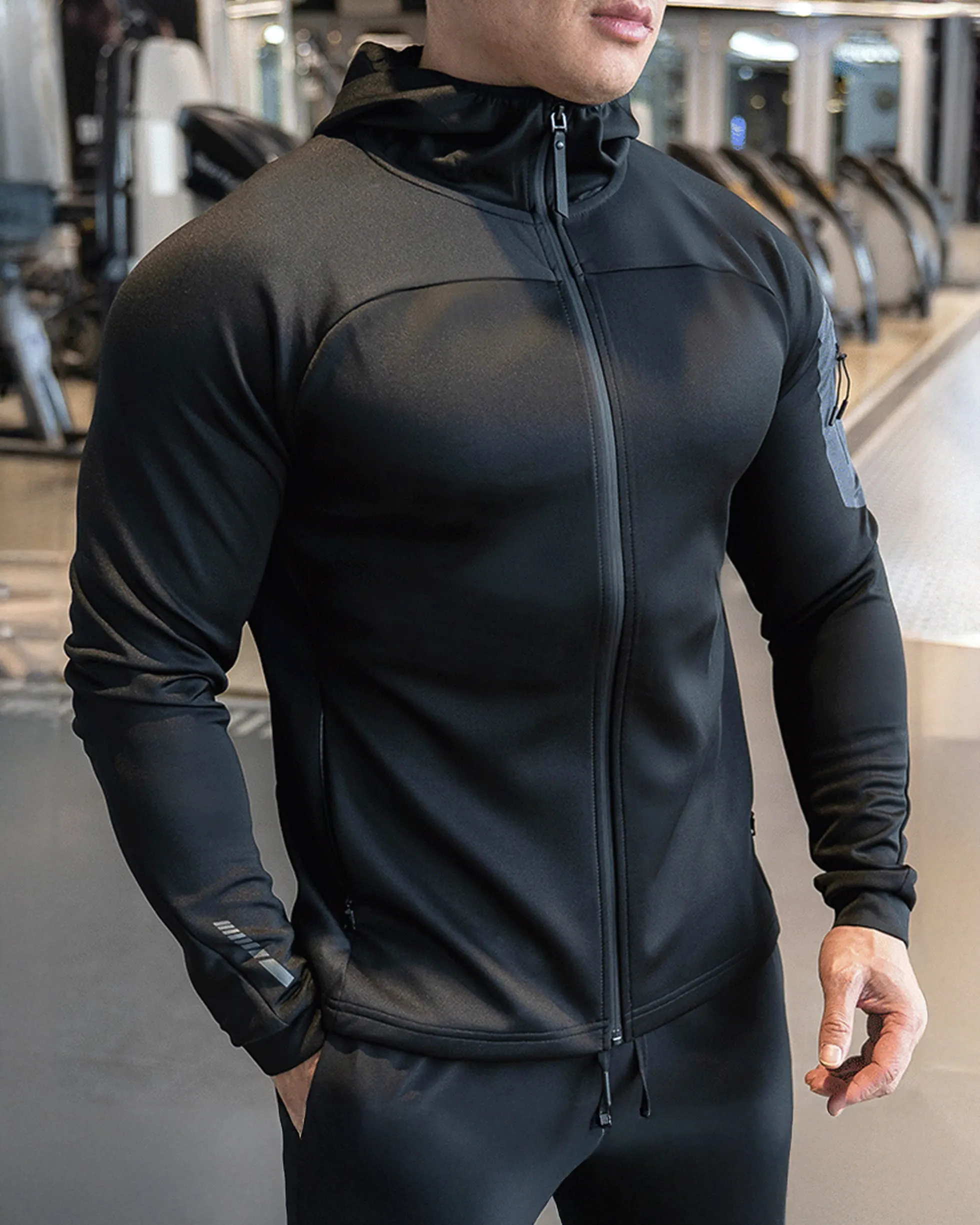 Arm Pocket Performance Hooded Jacket