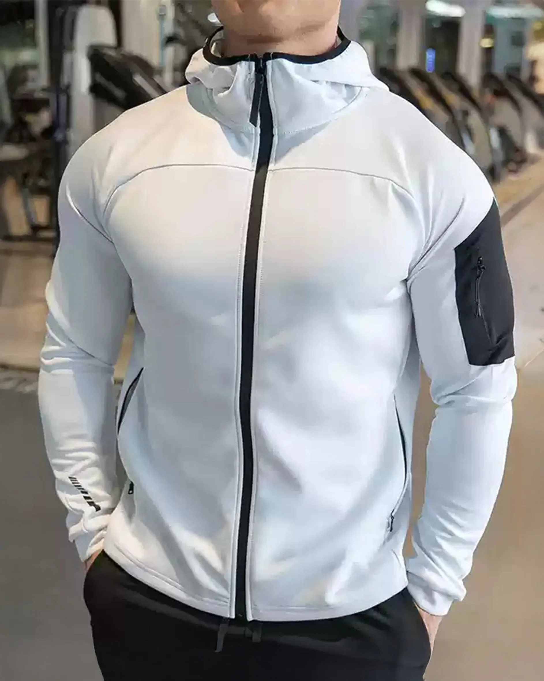 Arm Pocket Performance Hooded Jacket