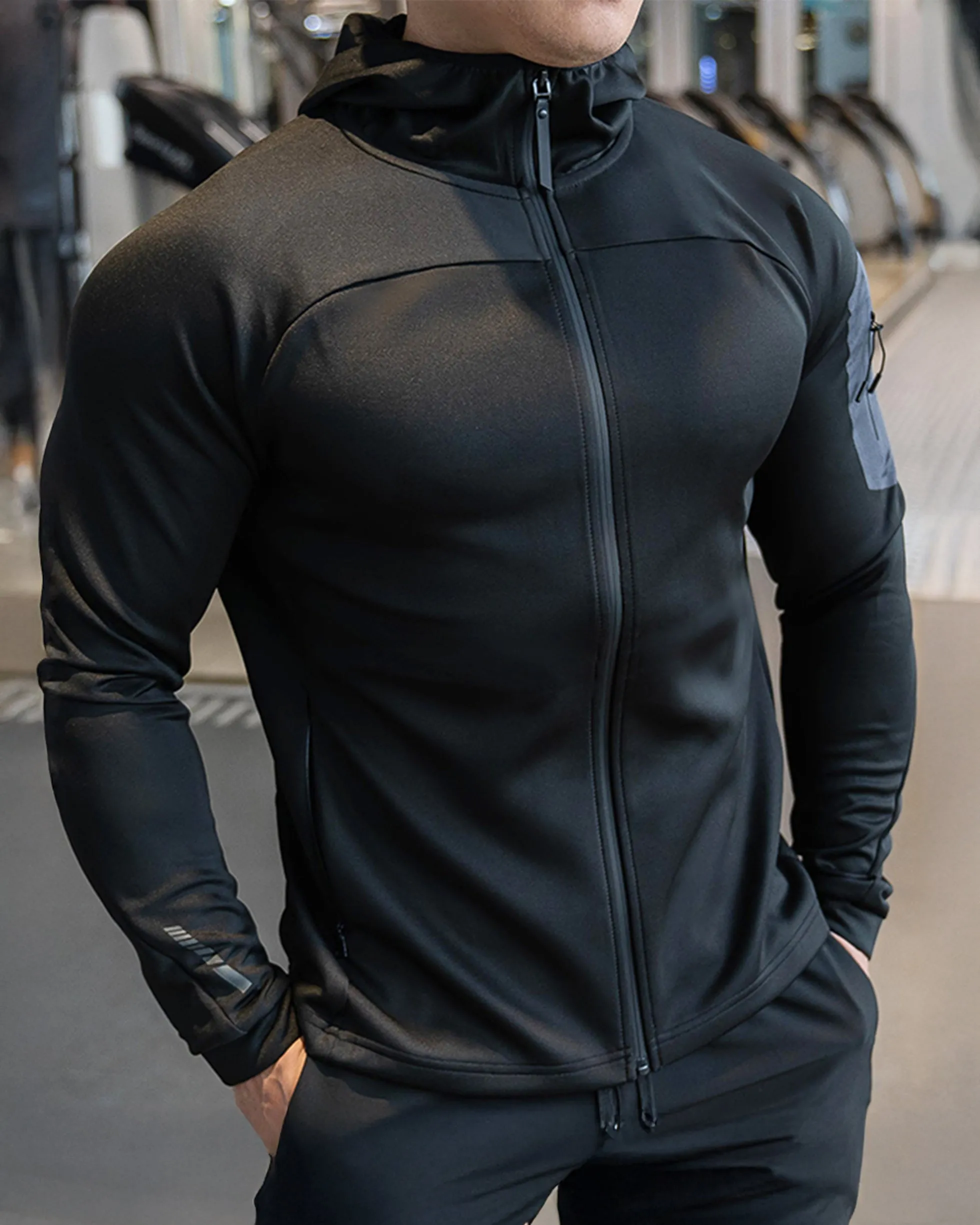 Arm Pocket Performance Hooded Jacket