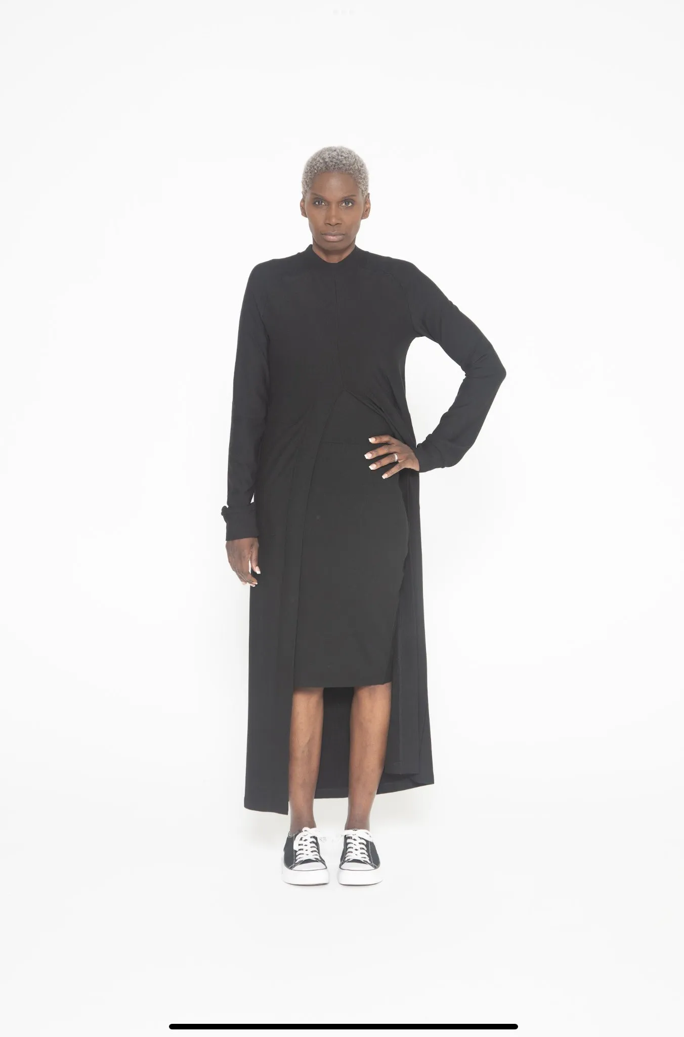 Basic Skirt- Black Fleece