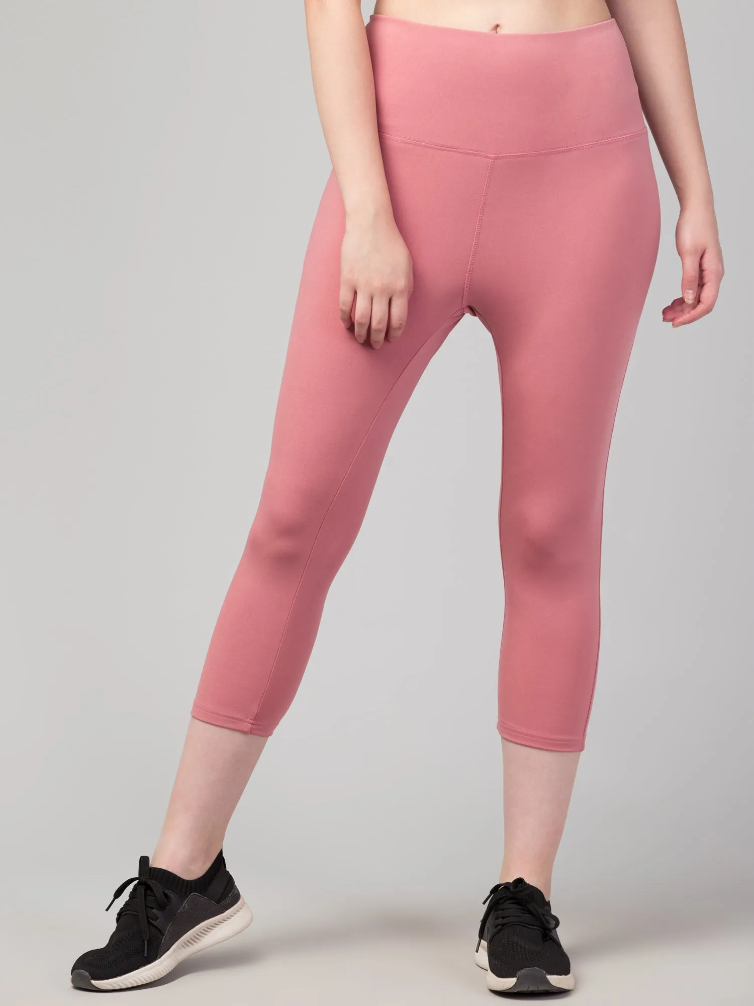 Blushing Rose Knee-Length Leggings