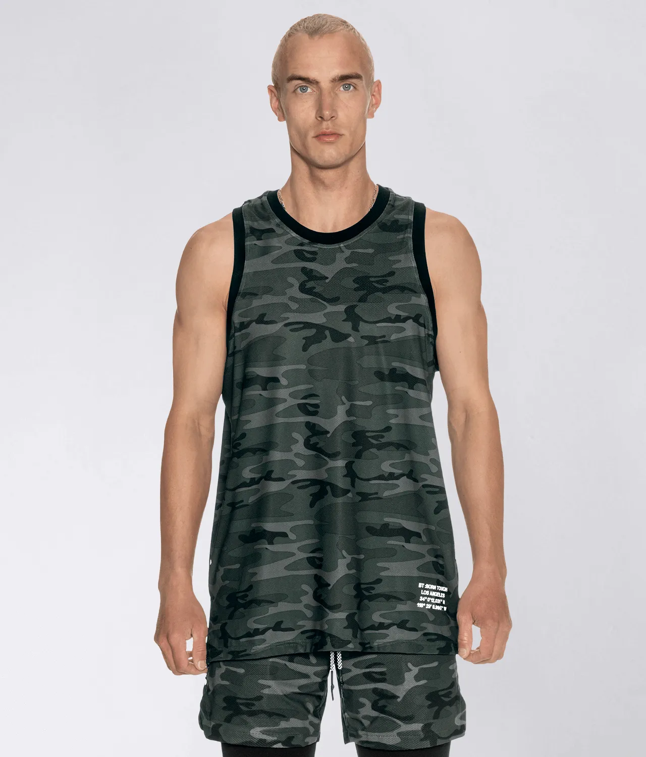 Born Tough Air Pro™ Crossfit Tank Top for Men Grey Camo