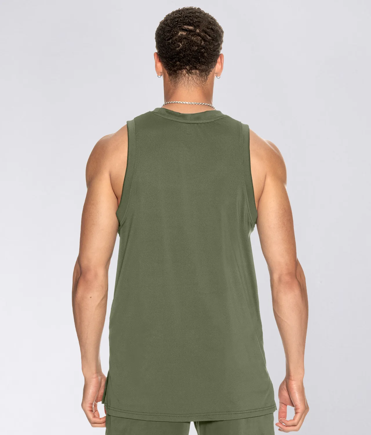 Born Tough Air Pro™ Military Green Bodybuilding Tank Top for Men