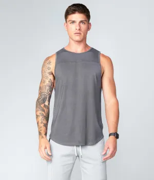 Born Tough Core Fit Gray Athletic Tank Top for Men