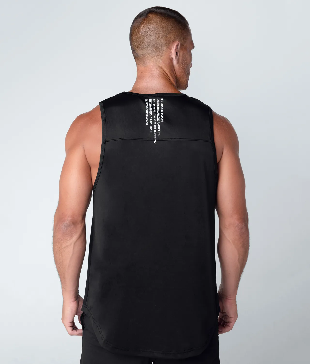 Born Tough Momentum Athletic Tank Top For Men Black