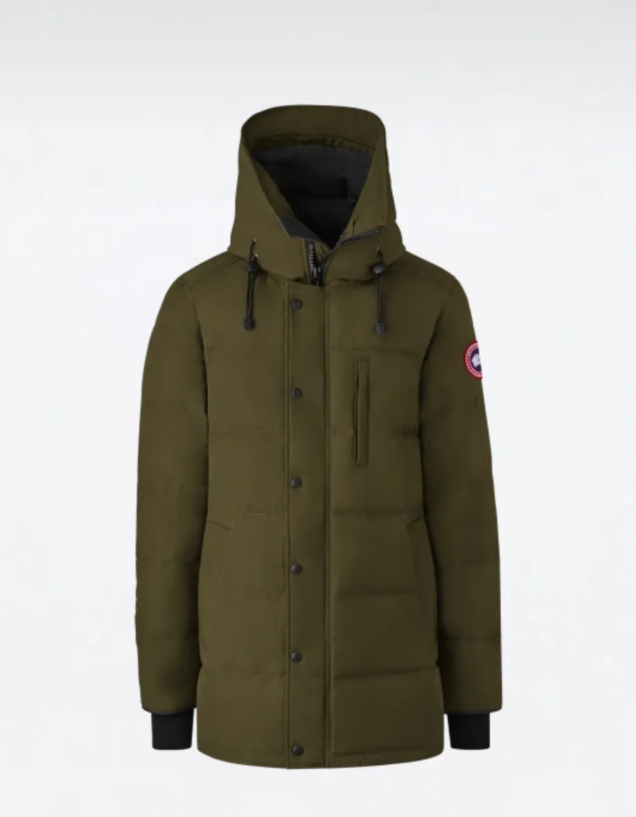 Canada Goose Men's Carson Parka with Fur - Military Green