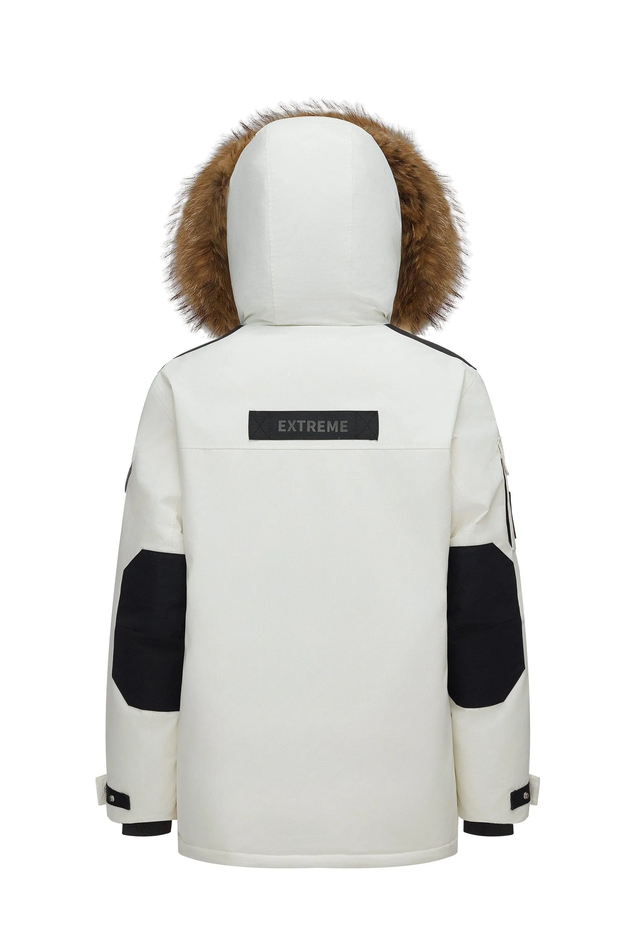 Classic Extreme Goose Down Parka With Fur Hood 2317