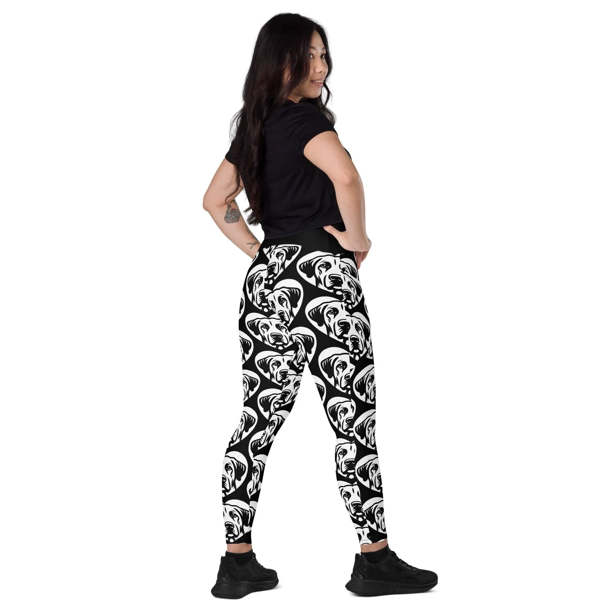 DOG BREED LEGGINGS with pockets - ANATOLIAN SHEPHERD - HERTTAHOUND