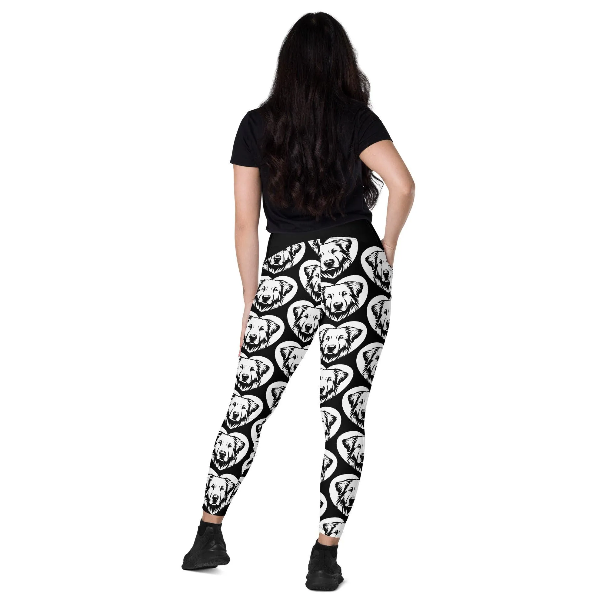 DOG BREED LEGGINGS with pockets - KUVASZ - HERTTAHOUND