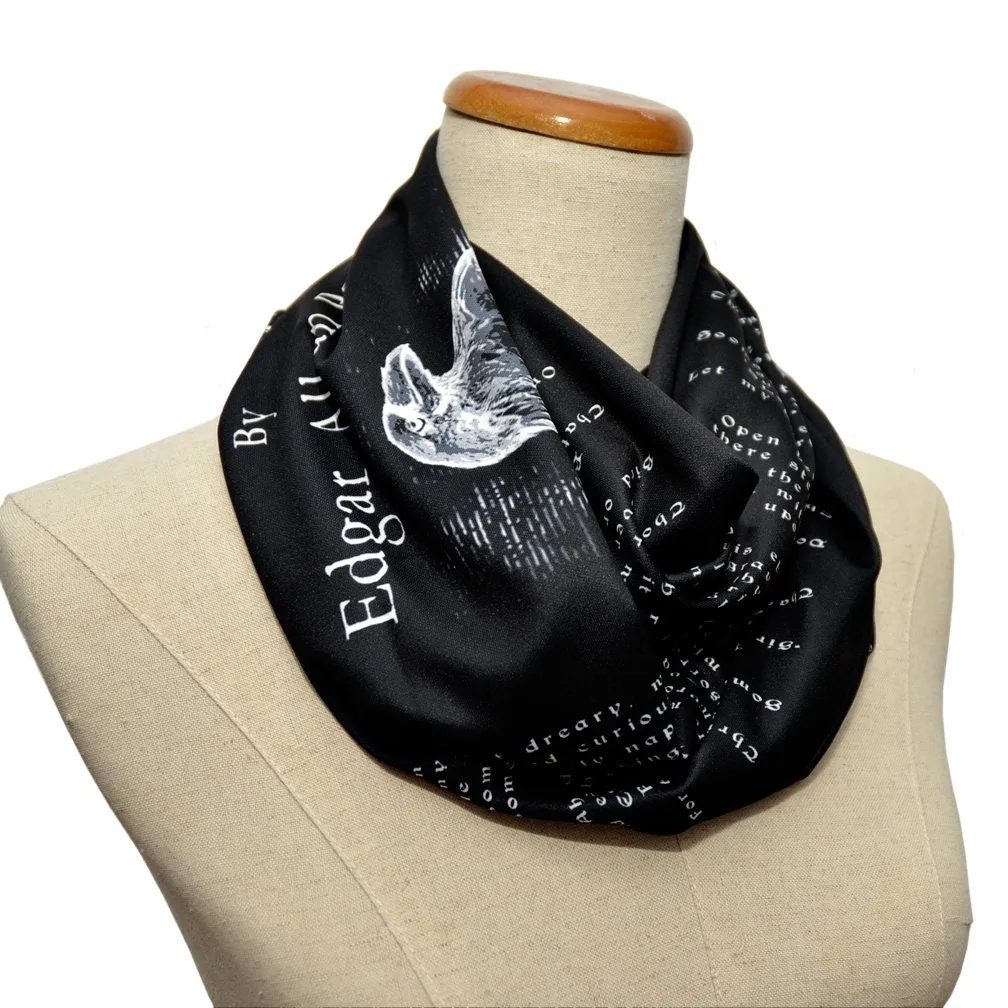 Edgar Allan Poe The Raven Infinity Scarf (Long)