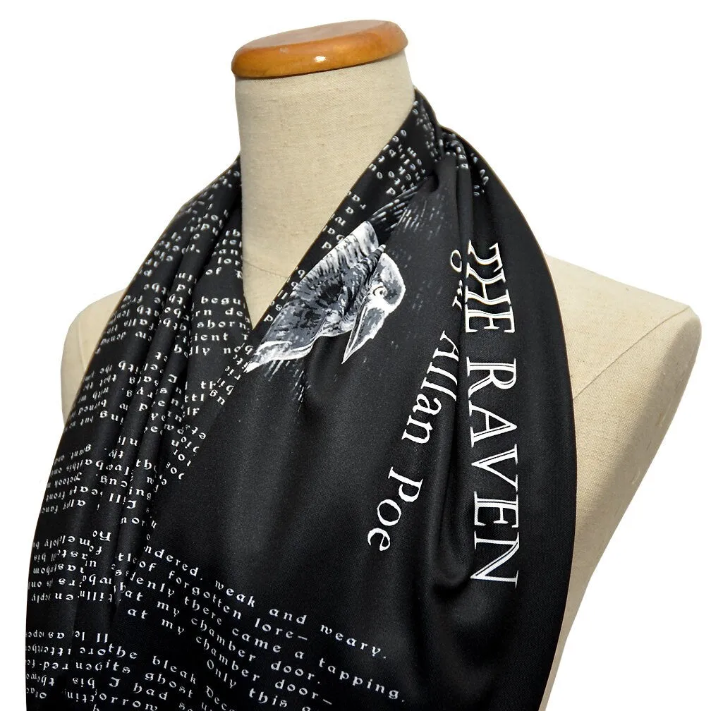 Edgar Allan Poe The Raven Infinity Scarf (Long)