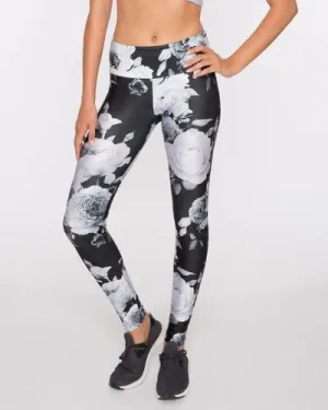 Floral Noir Leggings | Goldsheep Clothing