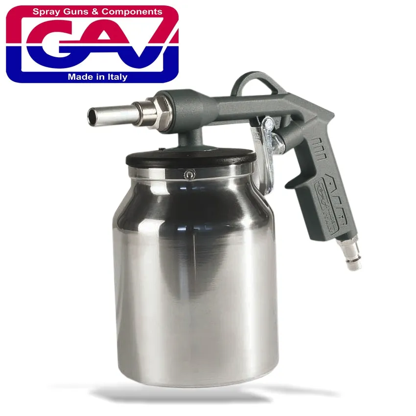 GAV SPRAY GUN FOR RUBBERISING WITH LOWER CUP GAV164A