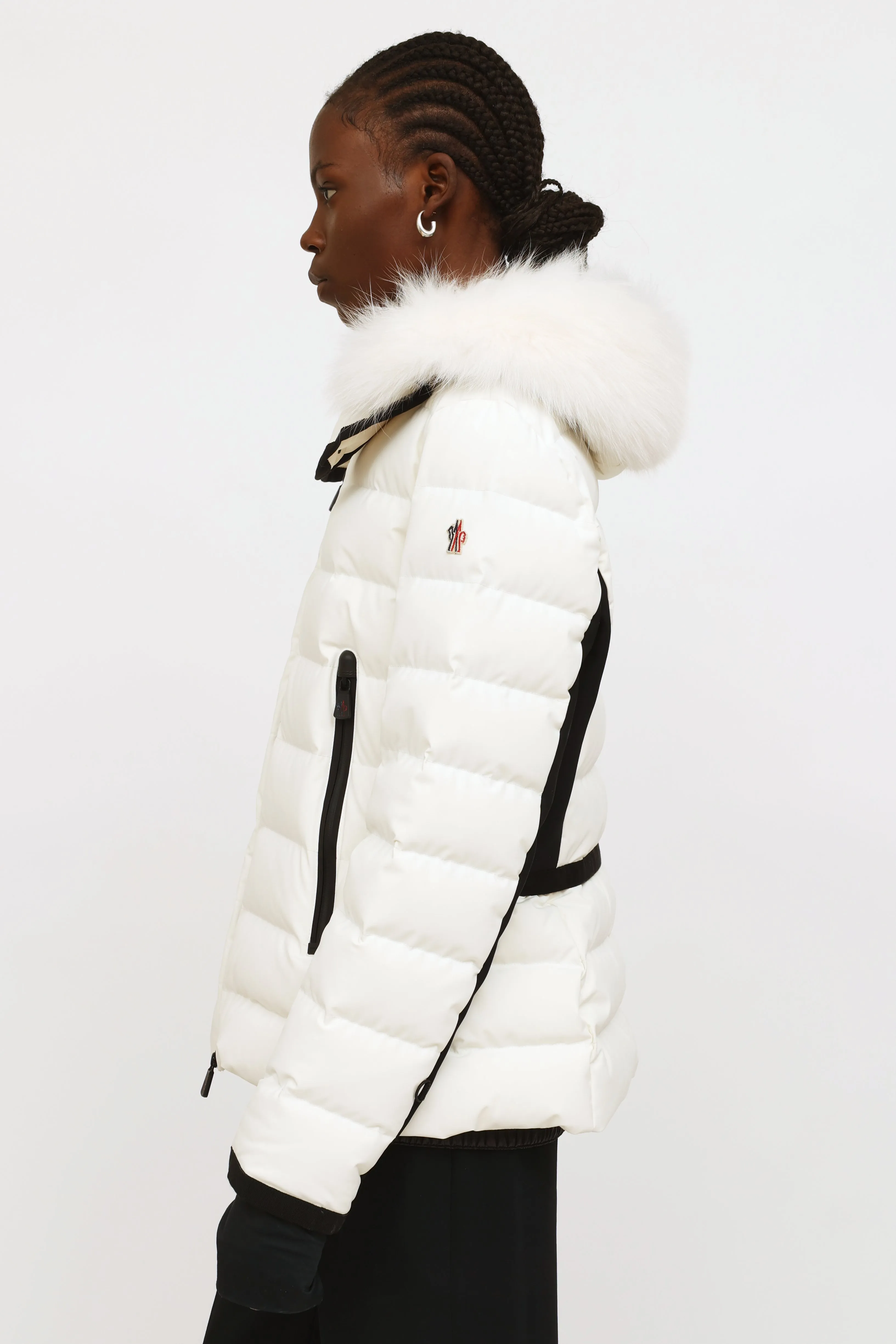 Grenoble White Lamoura Down Coat