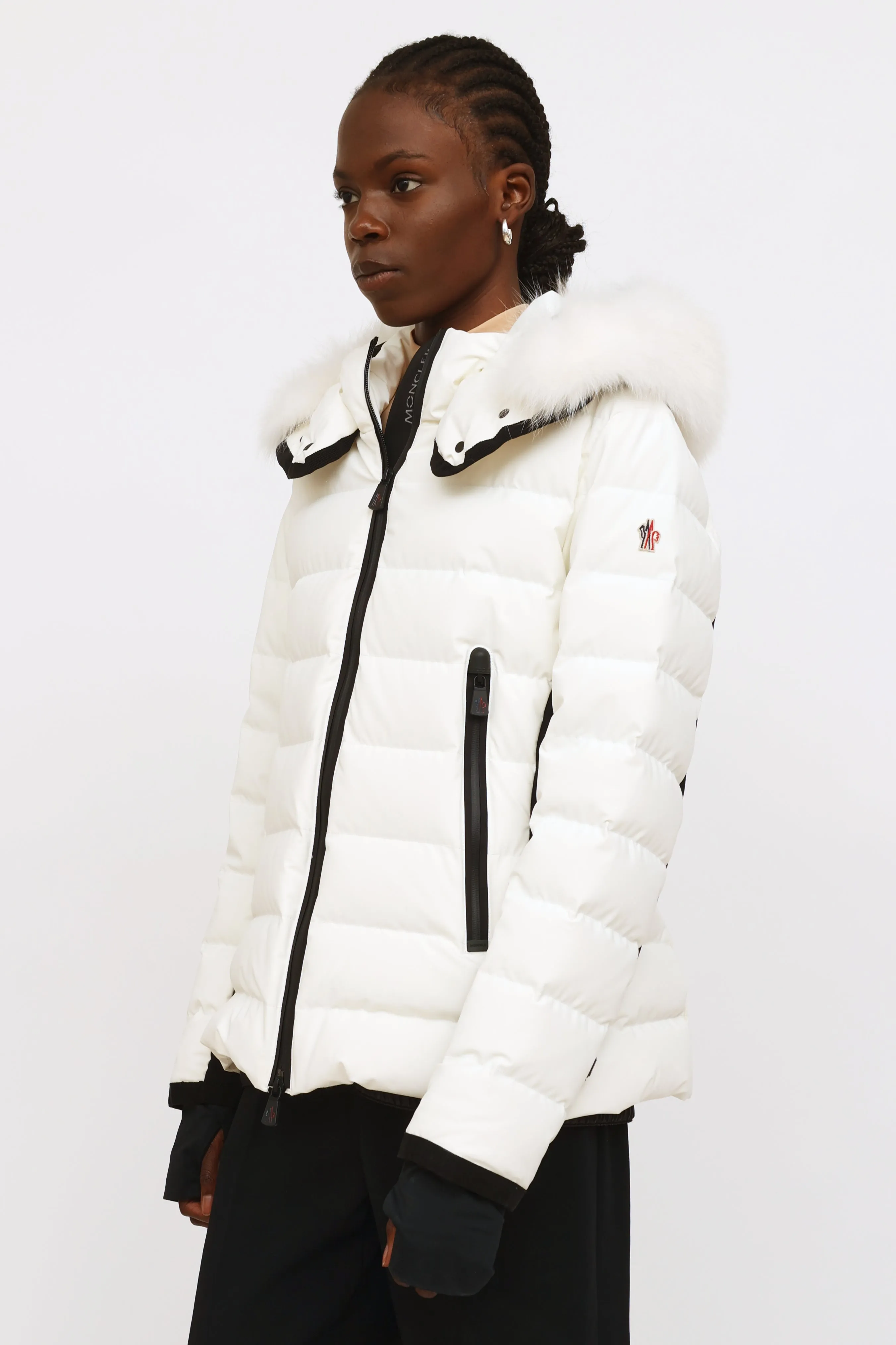 Grenoble White Lamoura Down Coat