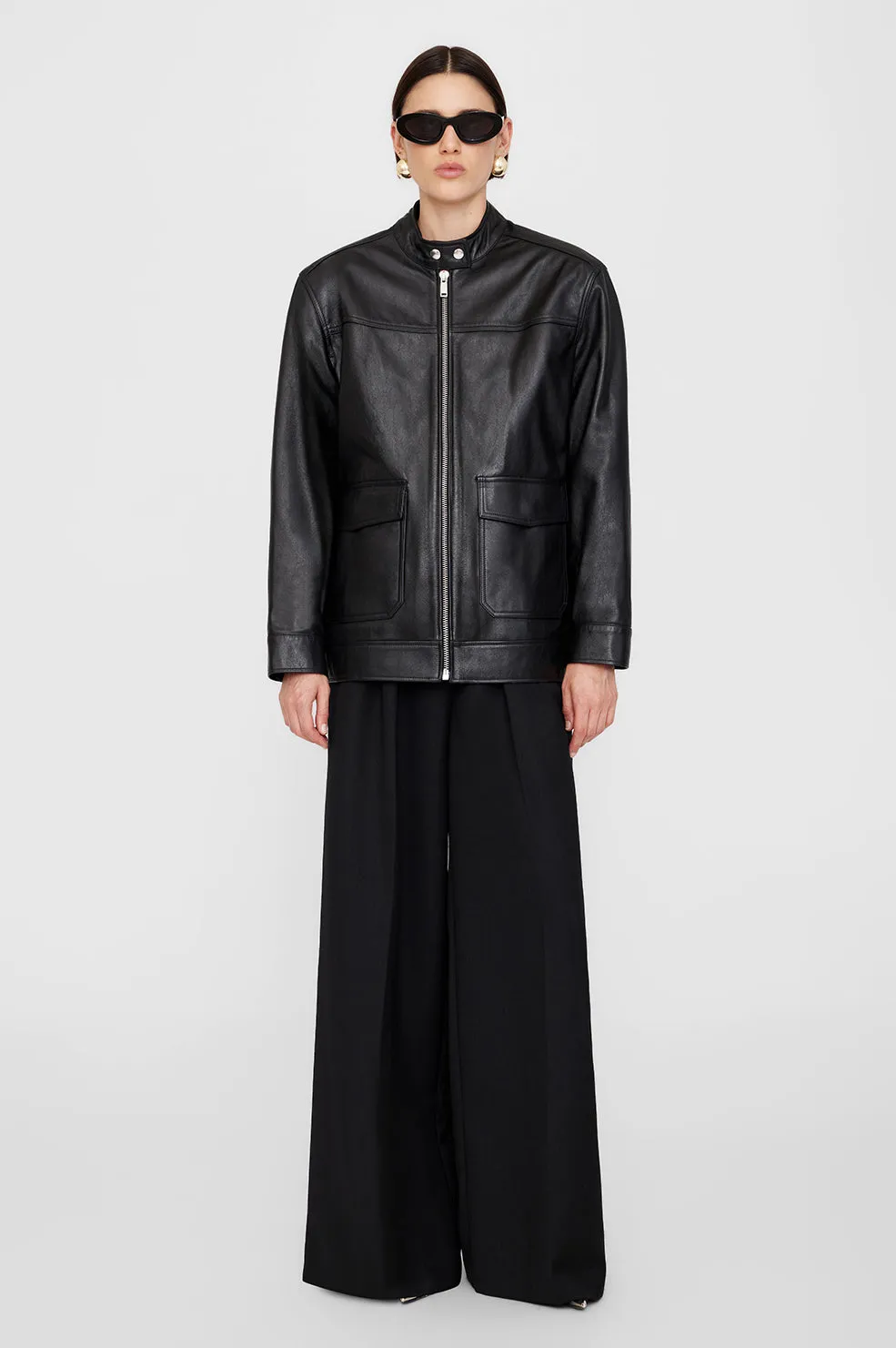 Henry Jacket - Black Leather