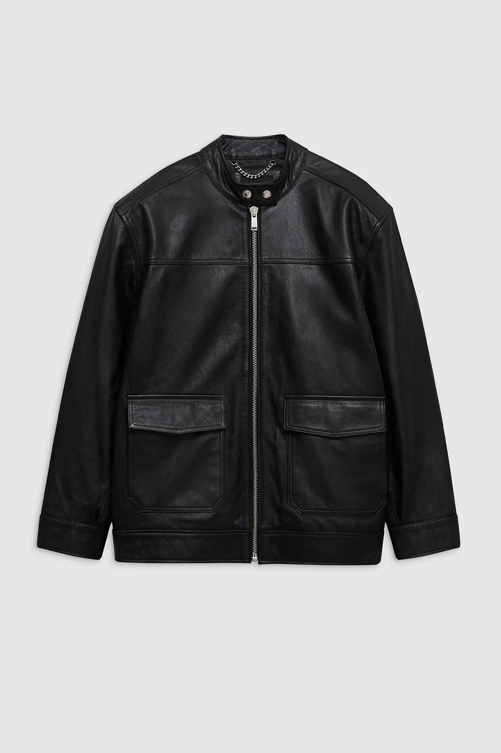 Henry Jacket - Black Leather