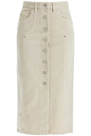 Isabel Marant Etoile denim vandy skirt for