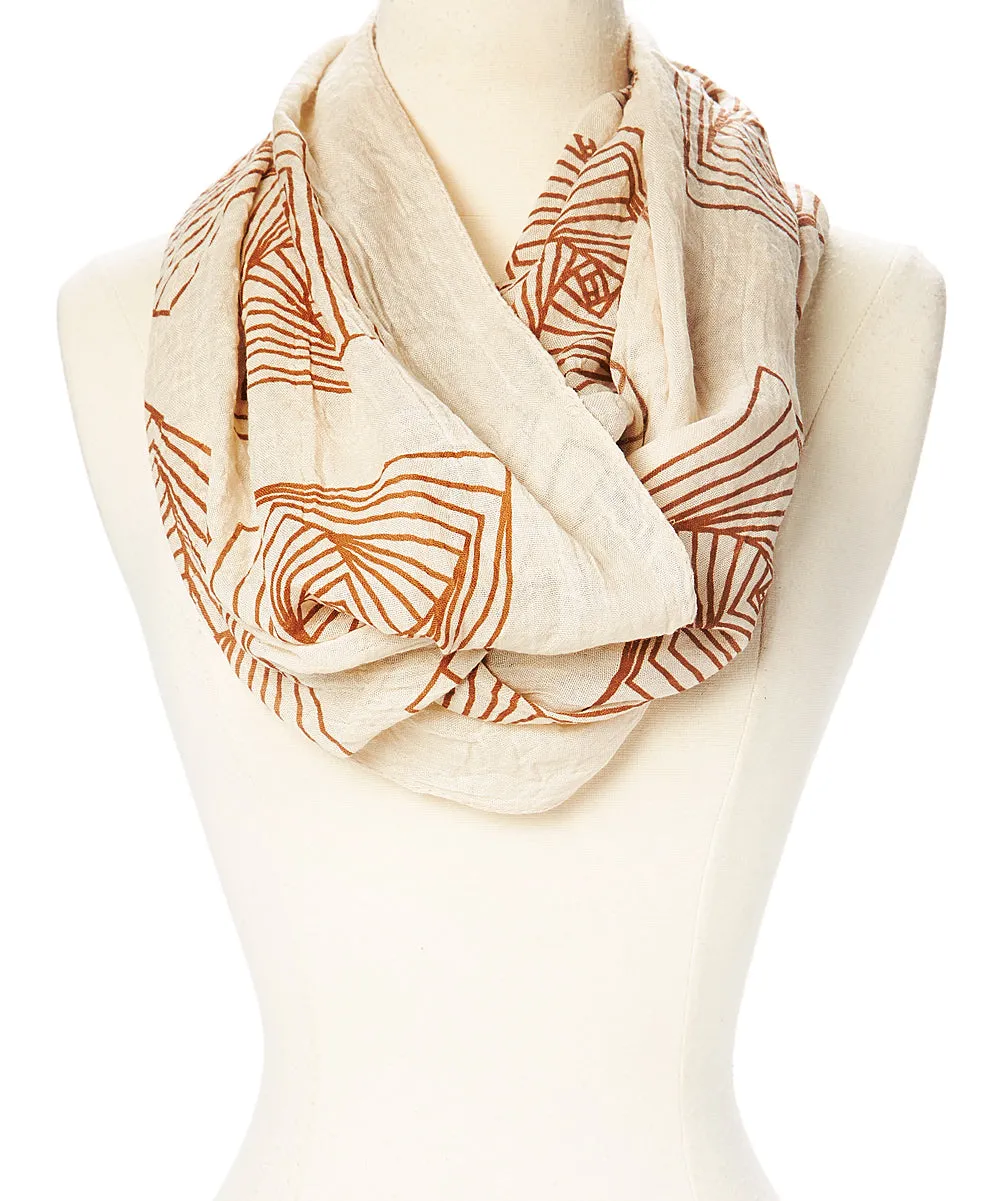 JC011220 Abstract Infinity Scarf