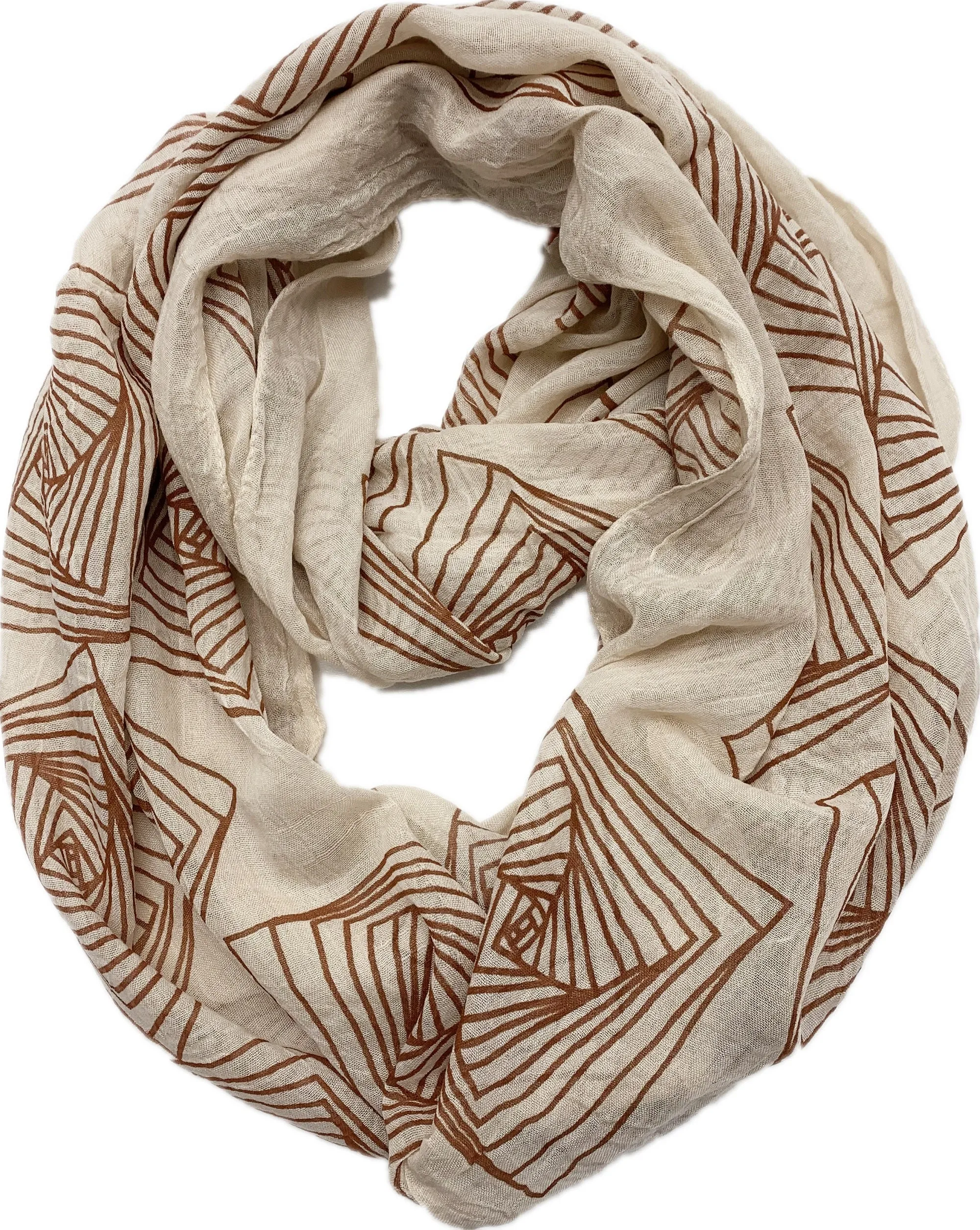 JC011220 Abstract Infinity Scarf