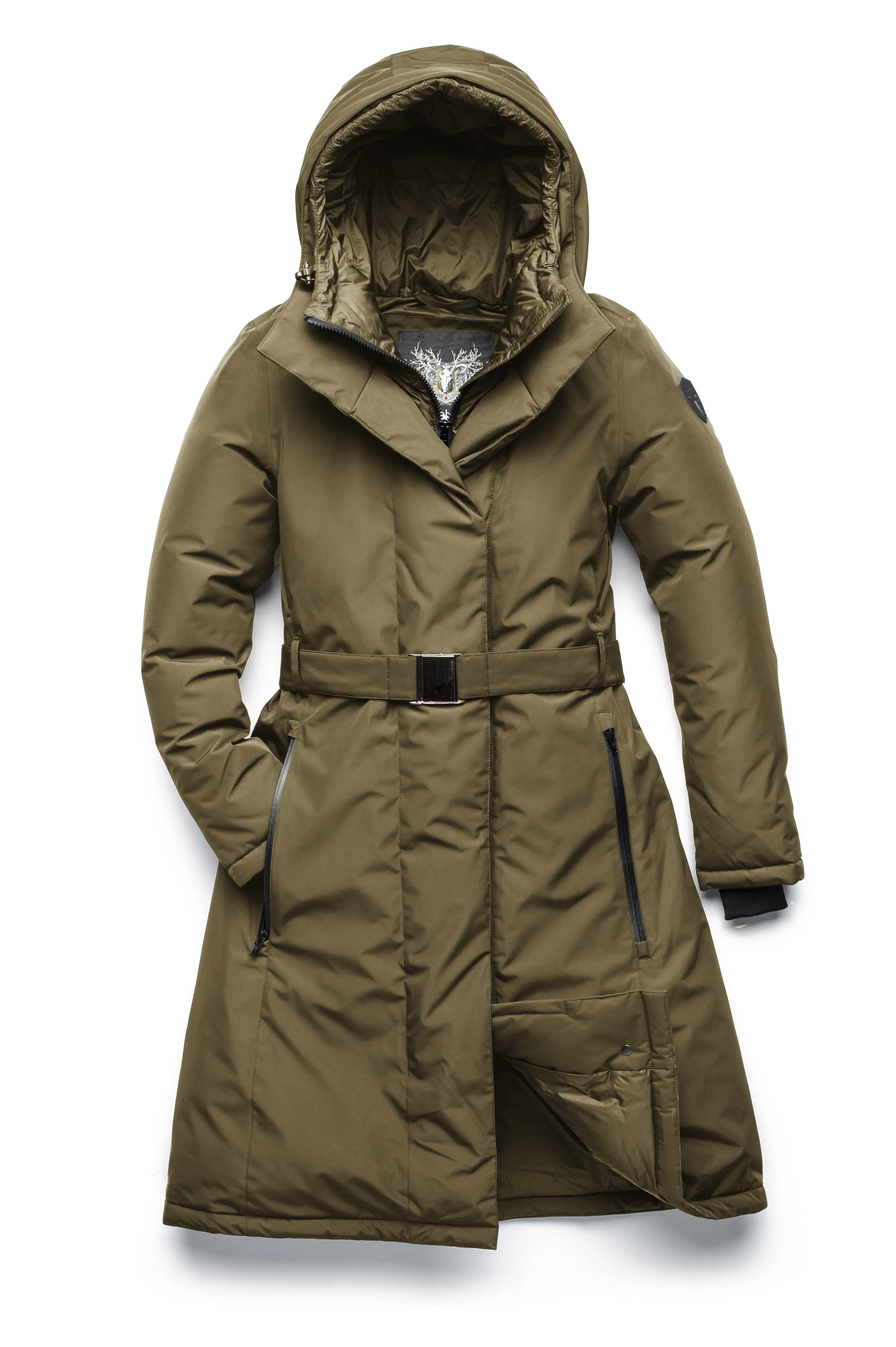 Lara Women's Belted Parka