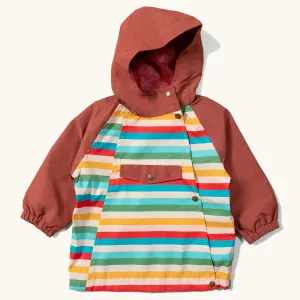 LGR Rainbow Striped Recycled Waterproof Anorak