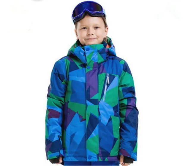 Lightweight Warm Padded Green Winter Coat For Boys