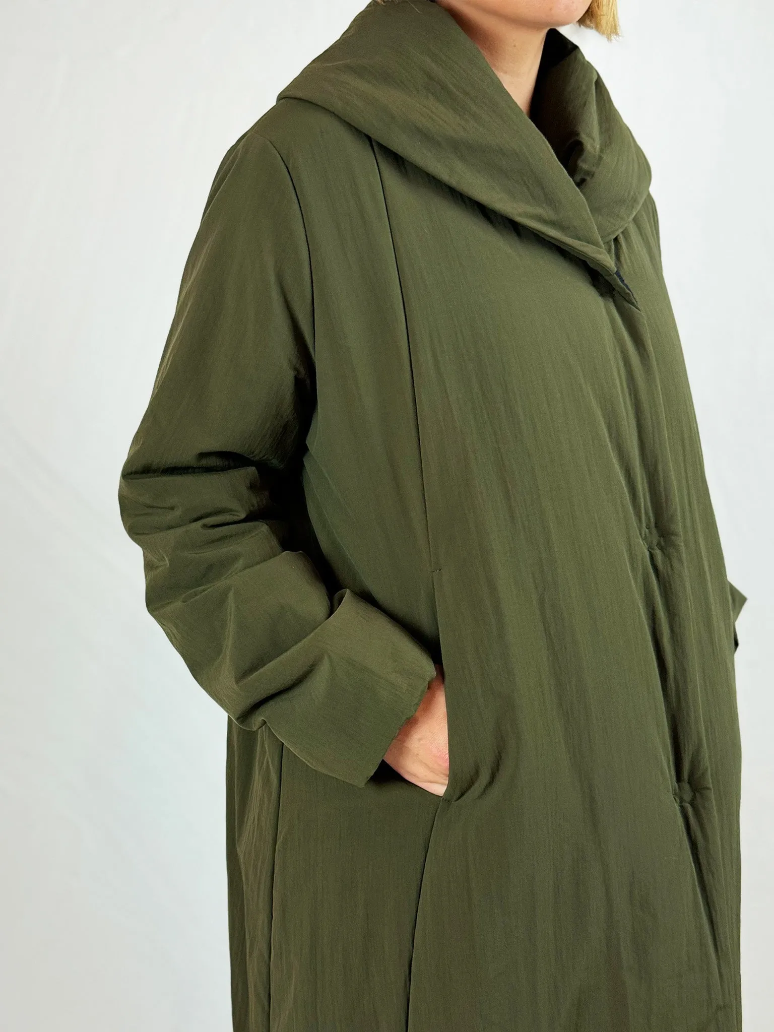 Long Padded Down Coat - 2 Colours