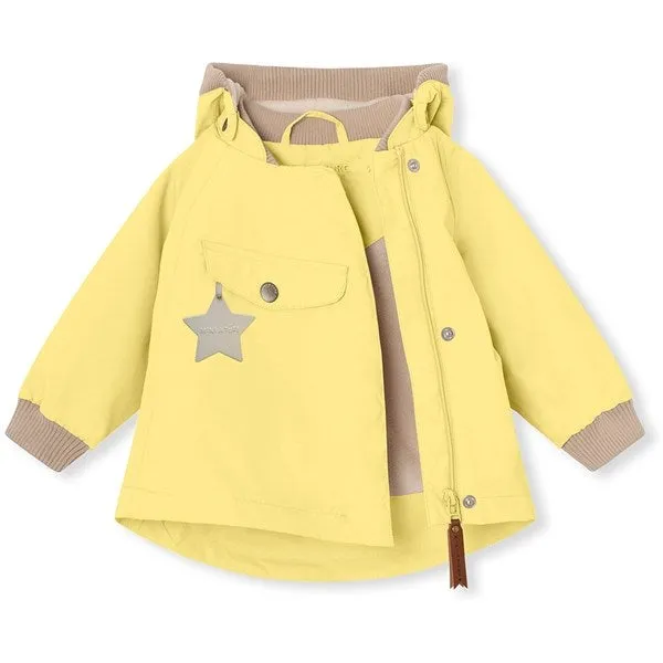 MINI A TURE WAI Spring Jacket w/Fleece Lining Muted Lime