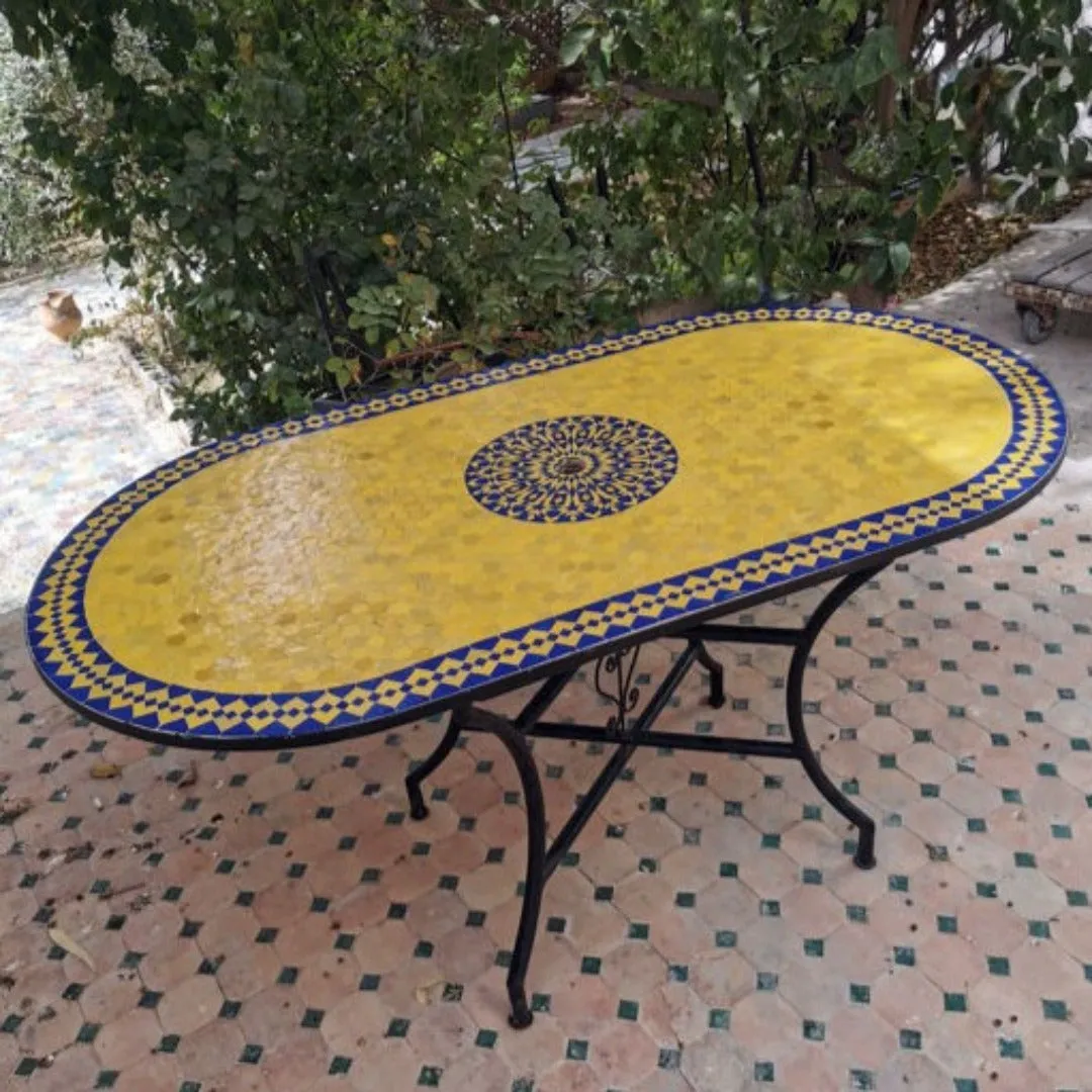 Mosaic Oval Table - 2005