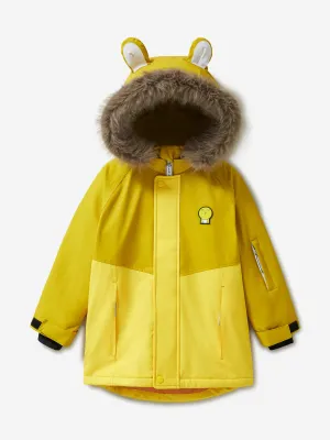 Roarsome Kids Cub Ski Parka Jacket in Yellow