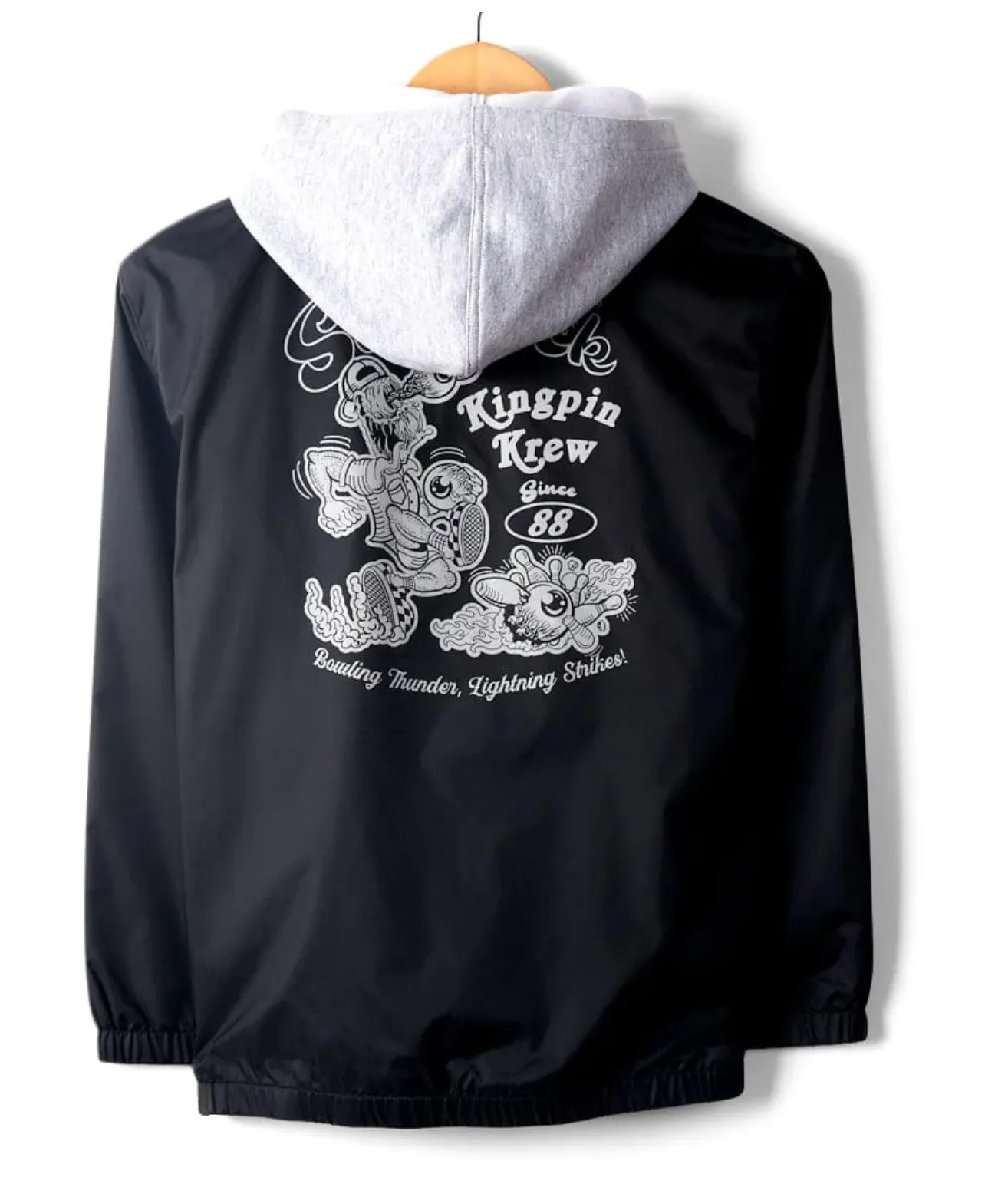 Saltrock Kingpin Krew - Kids Coach Jacket - Black