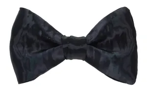 Sharkskin Bow Tie in Black