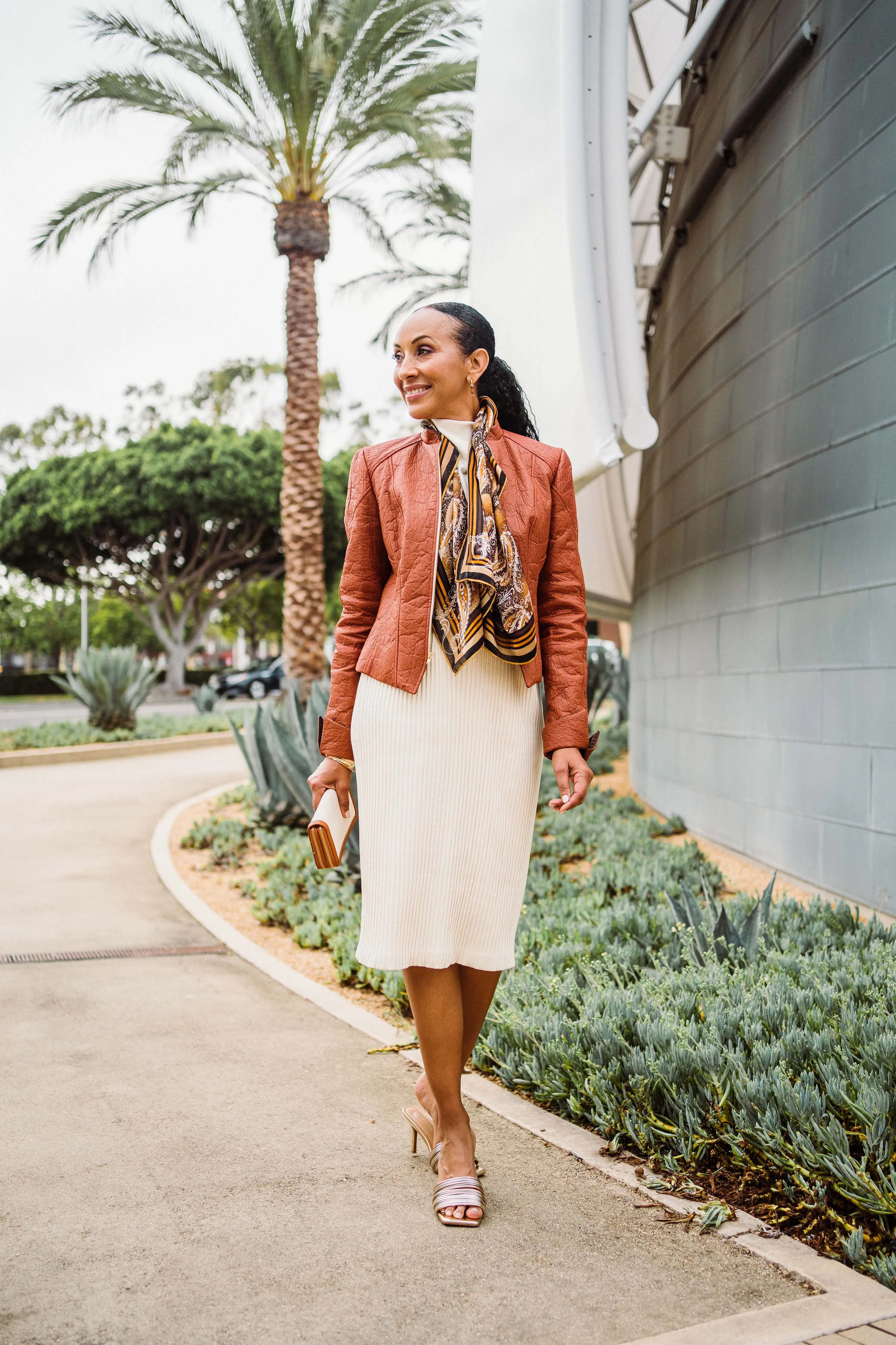 The Hemp/Organic Cotton Ribbed Knit Pencil Skirt