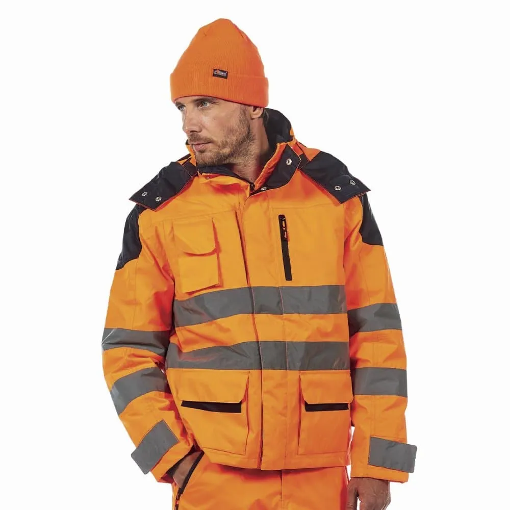 U-POWER BACKER HI-VIS WATERPROOF PARKA