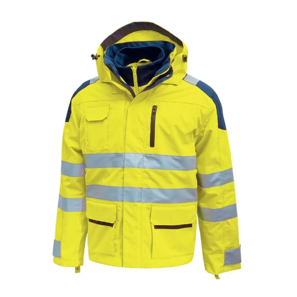 U-POWER BACKER HI-VIS WATERPROOF PARKA