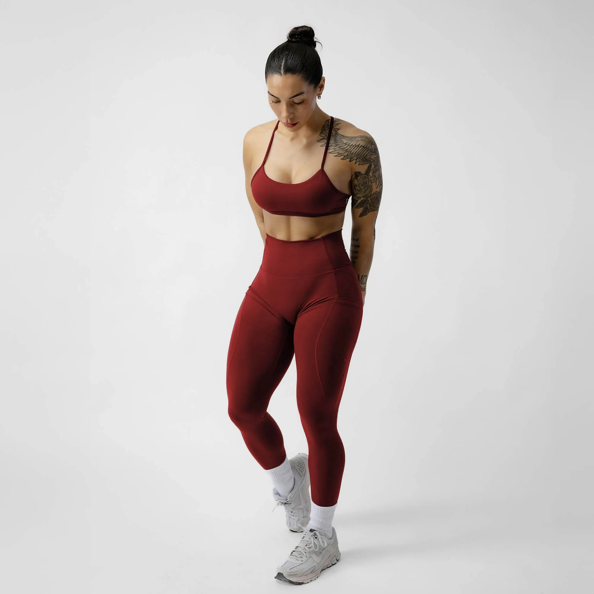 Victory Leggings - Ember Red