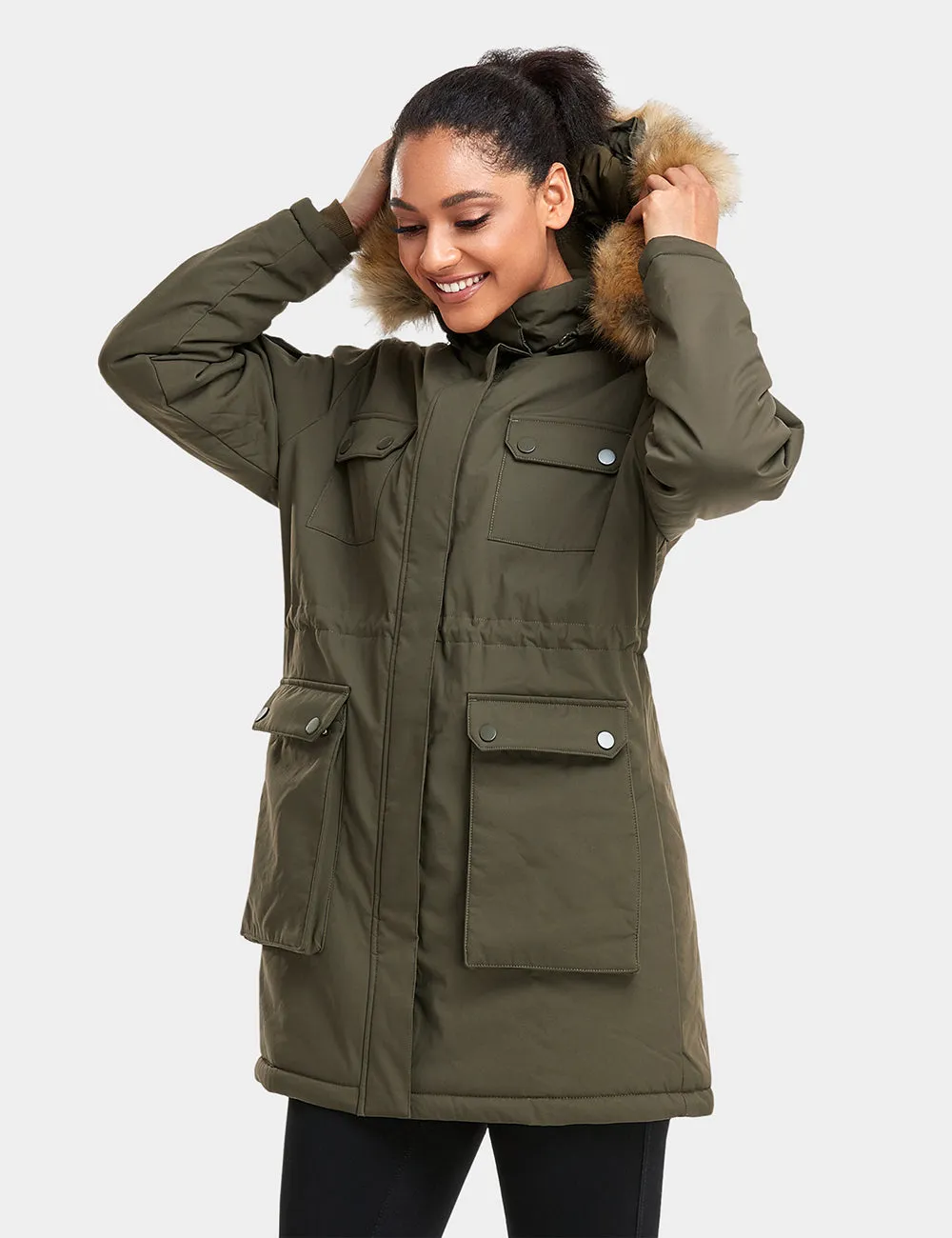 Women's Heated Thermolite® Parka - Olive